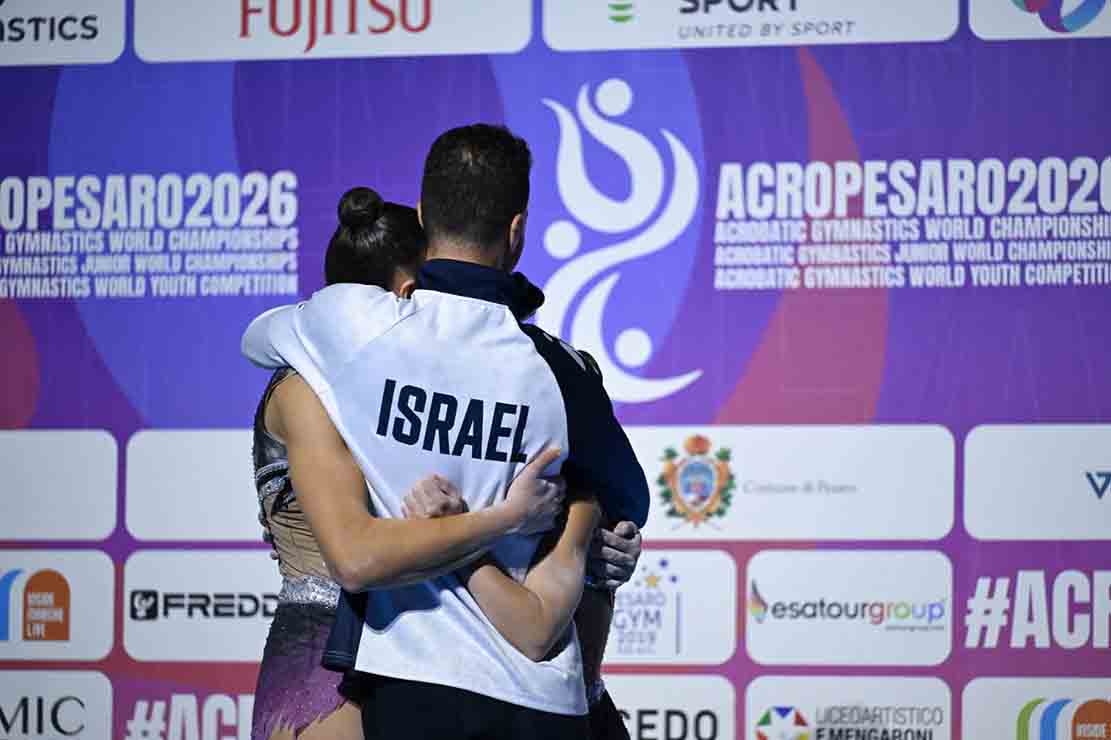 זהב ישראלי באקרובטיקה: שירז סוקולובסקי ורוני כהן אלופות העולם