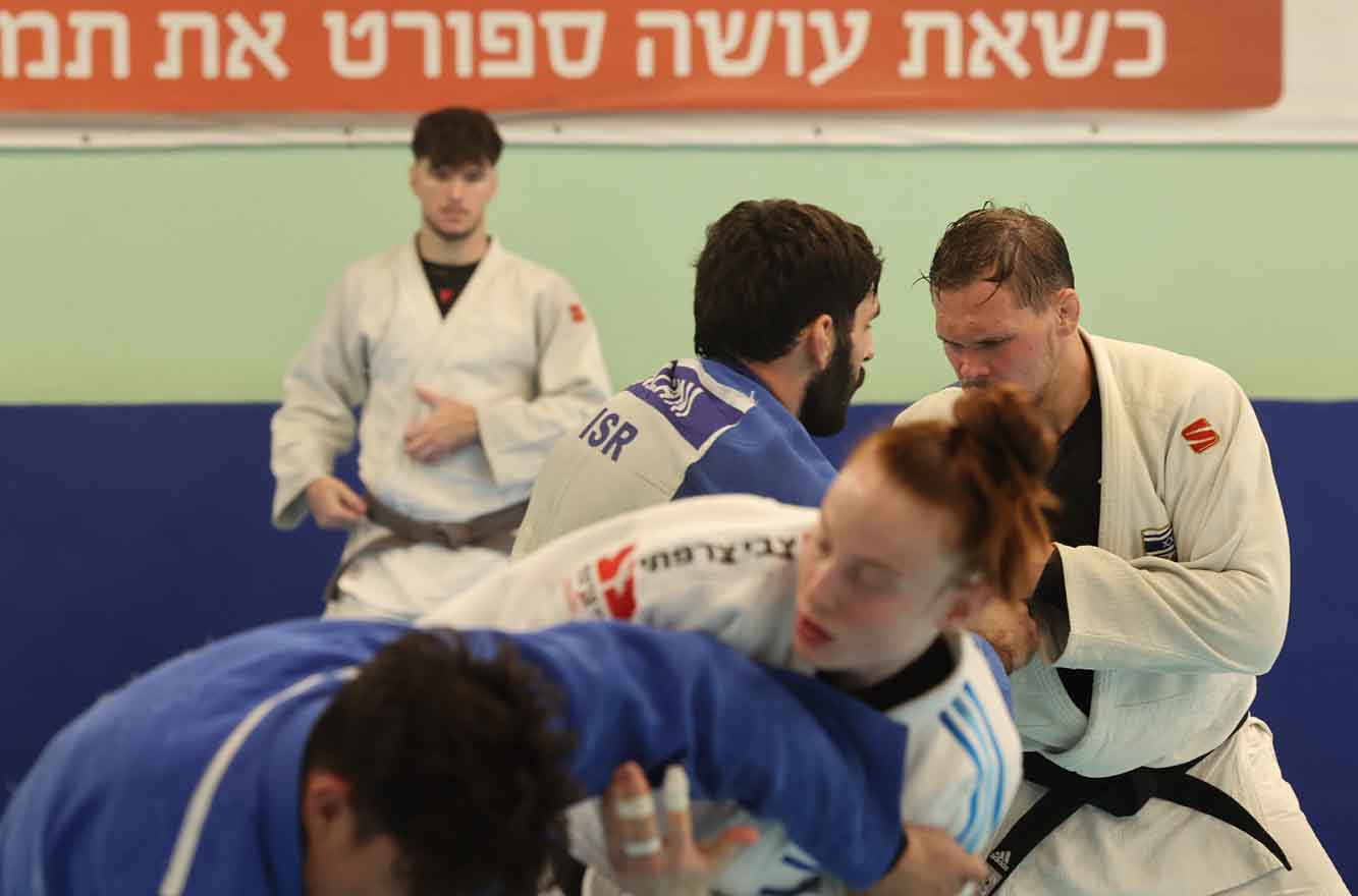אימון נבחרת ישראל בג'ודו