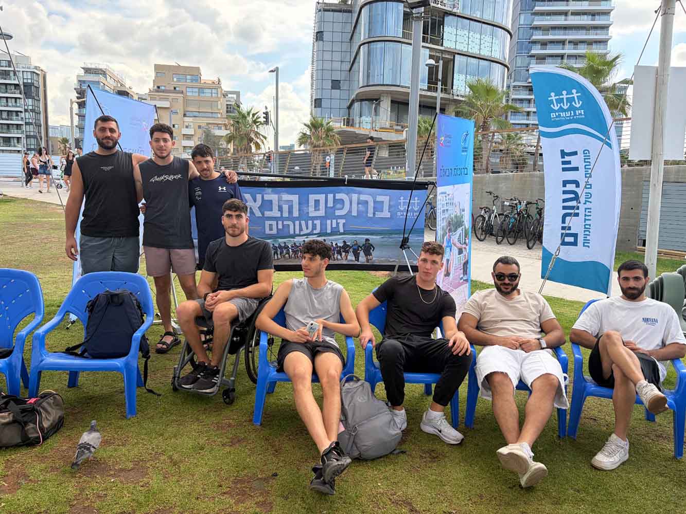 פעילות ימית לספורטאים הפראלימפיים. צילום: אלה הלוי