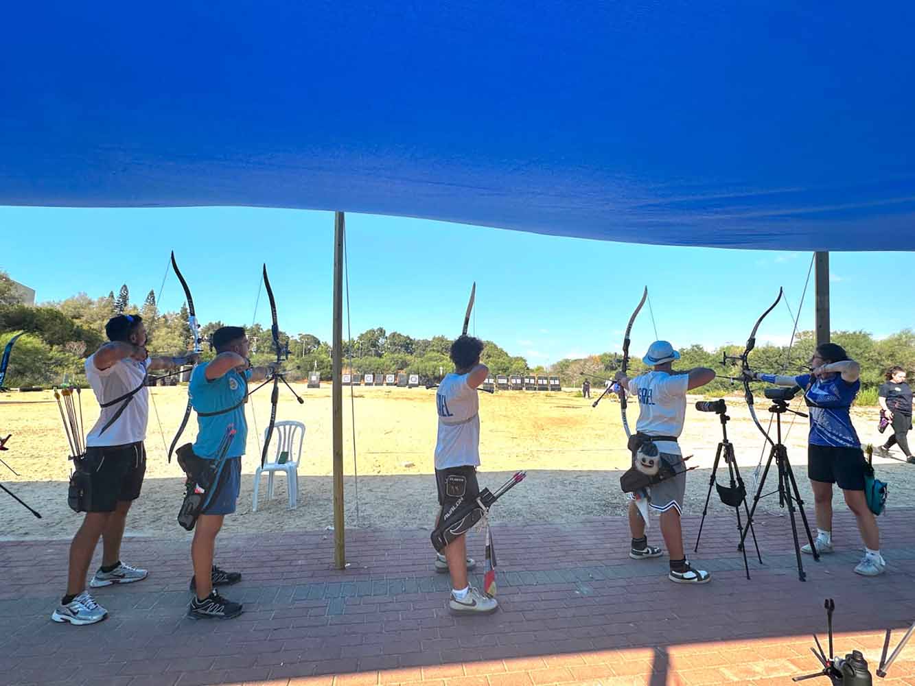 מחנה בינלאומי בקשתות . צילום: איגוד הקשתות