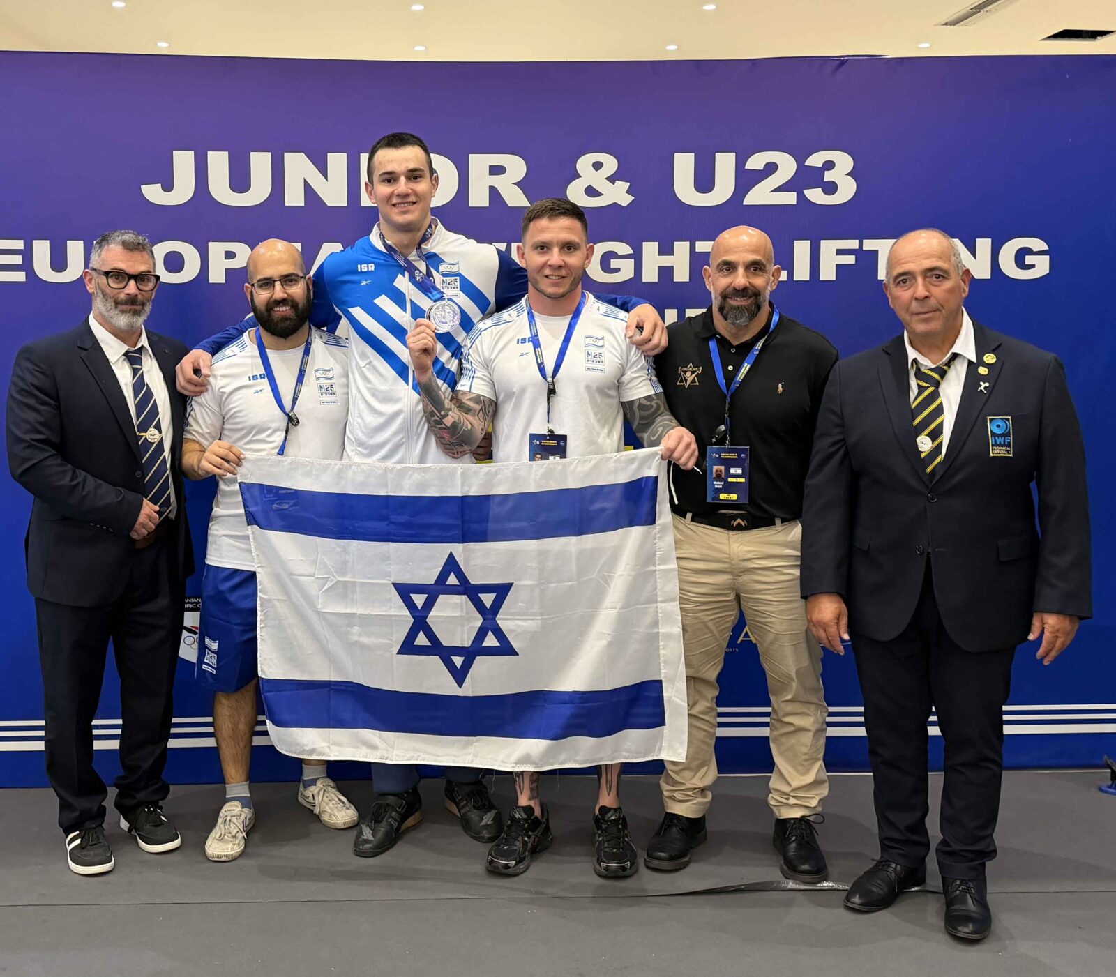 מדליית כסף ליאן מרגוליס באליפות אירופה לנוער בהרמת משקולות