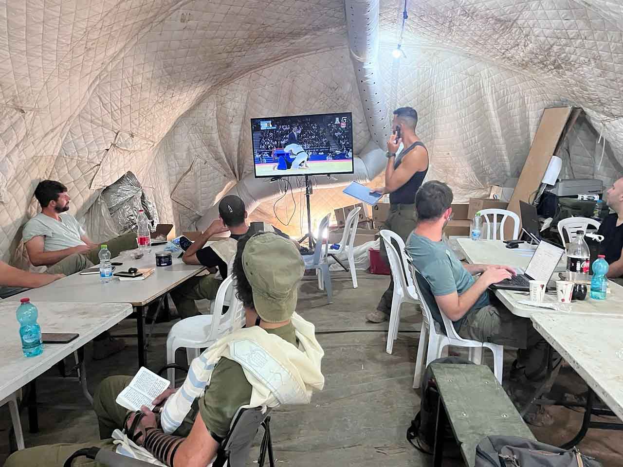 מהחזית בחאן יונס ליציעים בבאקו: החייל שריגש באולימפיאדת פריז סוגר מעגל
