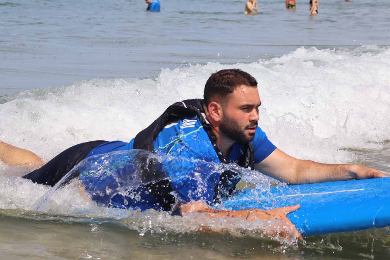הפוגה בין הגלים: הספורטאים הפראלימפיים יצאו ליום פעילות ימית